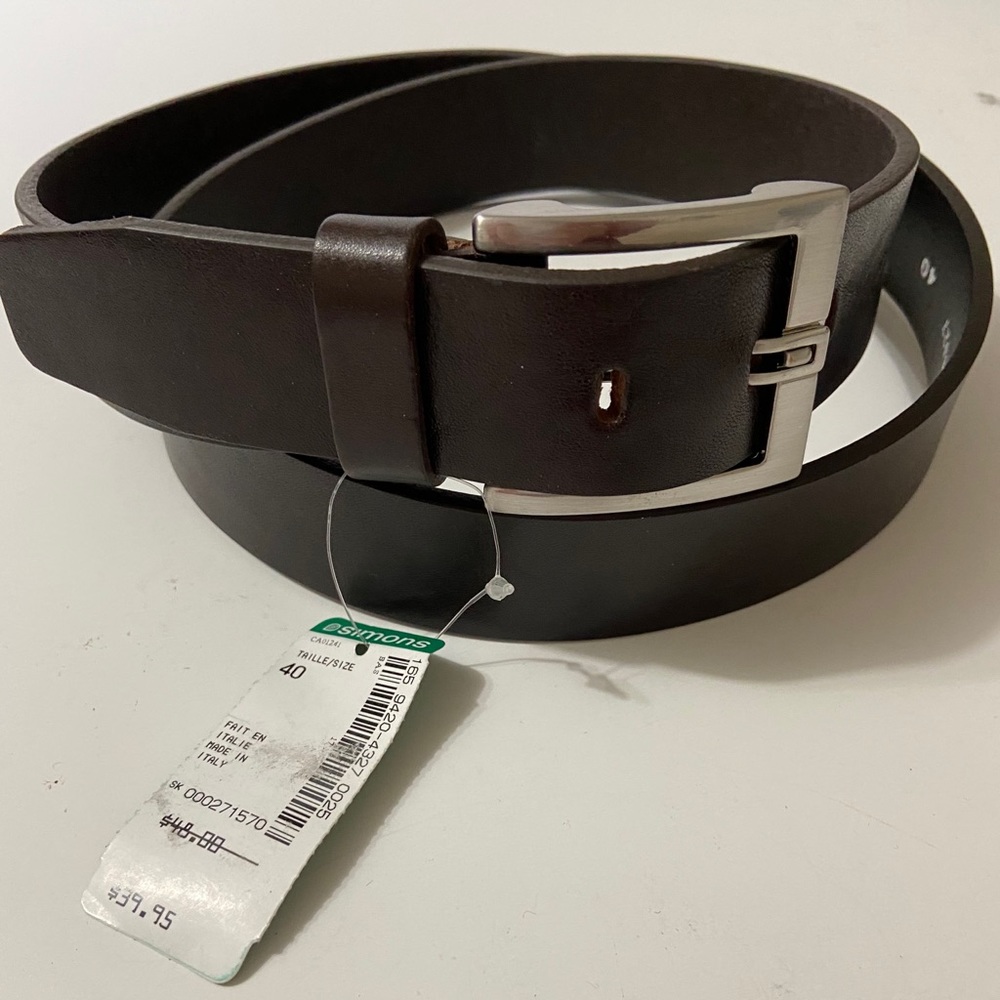 LE R1 Italian leather belt